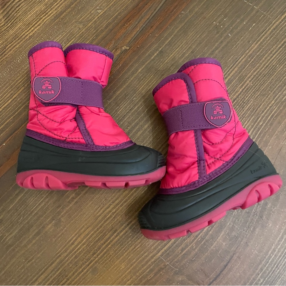 Kamik Snow /Winter Boots Purple/Pink/Black